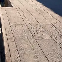 Wood Plank Stamped Concrete